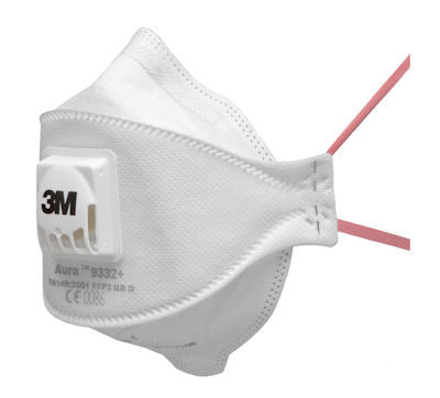 3M™ 9332+ FFP3 Aura™ Partikel-Atemschutzmaske, mit Ventil, 10 Stück